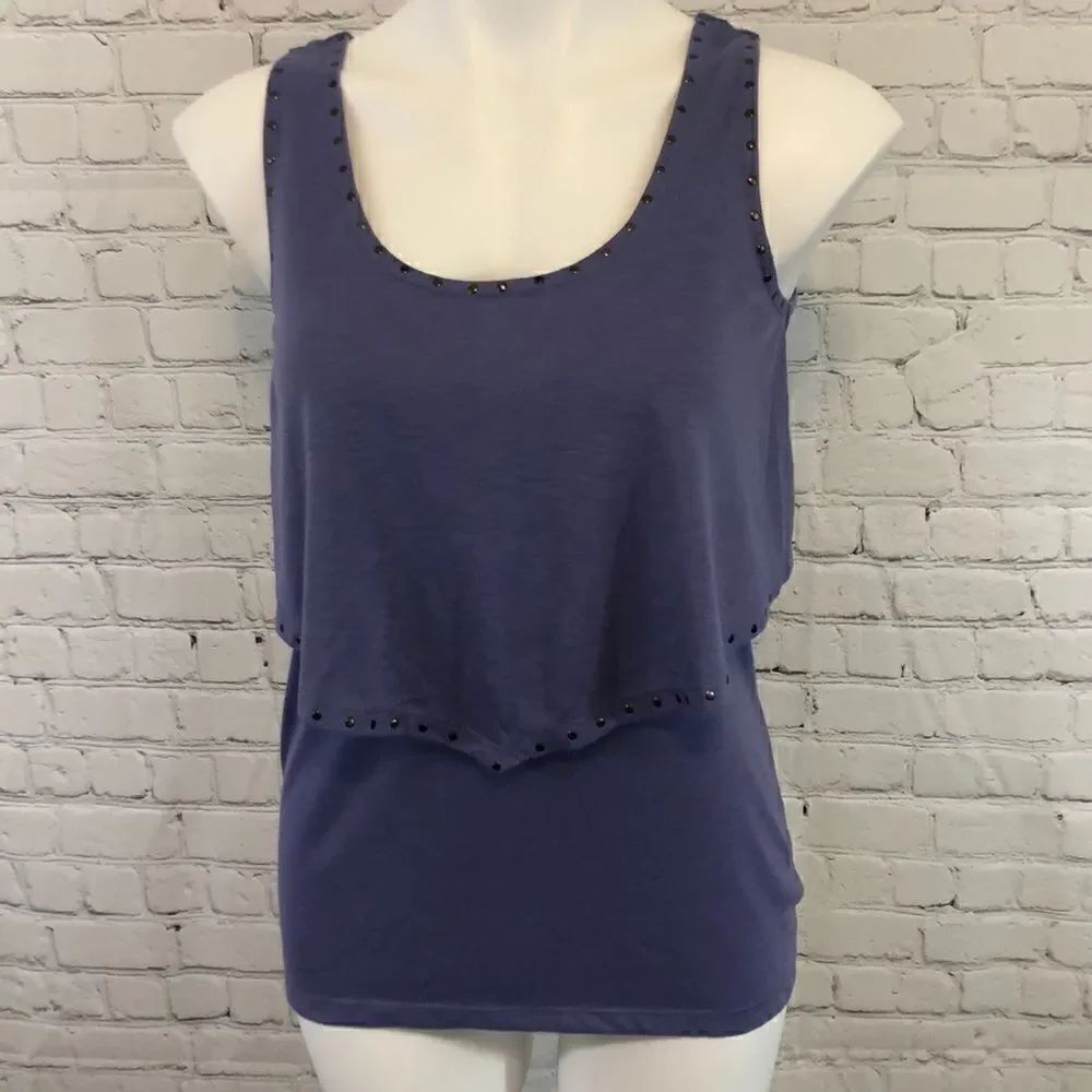 French Laundry sleeveless purple tank